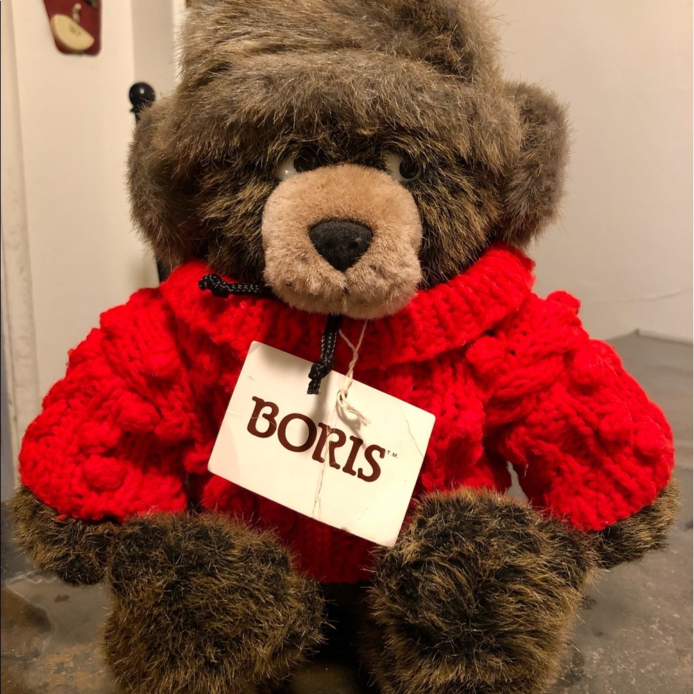 1995 North American Bear Co. Inc - Boris the Bear in excellent condition.